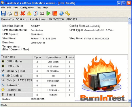 PassMark BurnInTest Crack