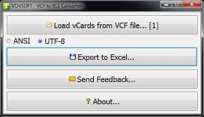 VovSoft VCF to CSV Converter Crack